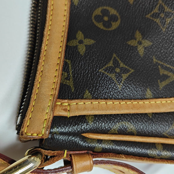 TULUM GM Monogram Coated Canvas Brown