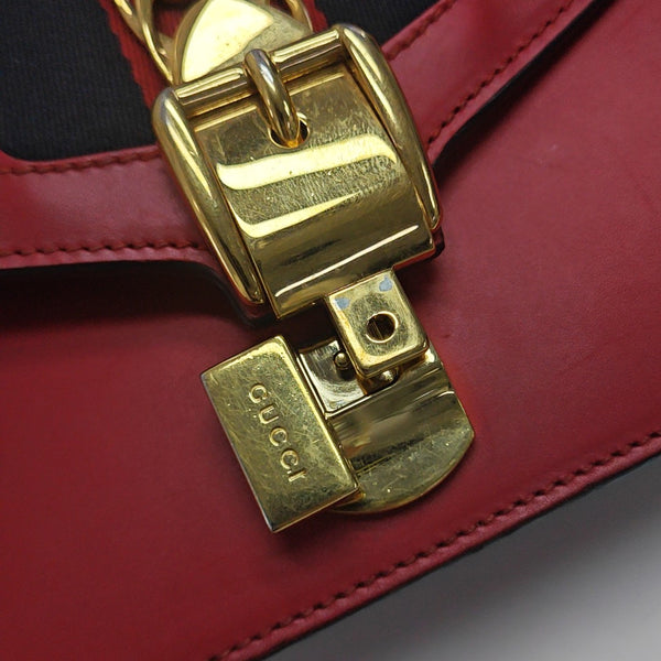 Sylvie Mini Calfskin Red