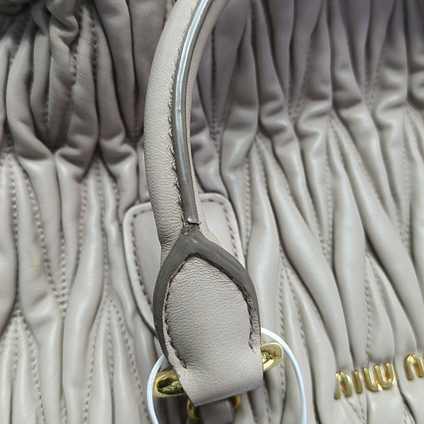 Madras Quilted Lambskin Pink