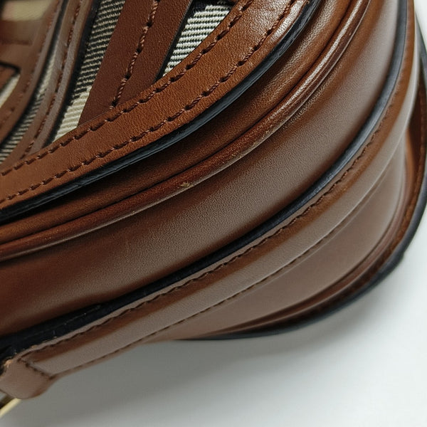 Canvas Shoulder Bag Brown