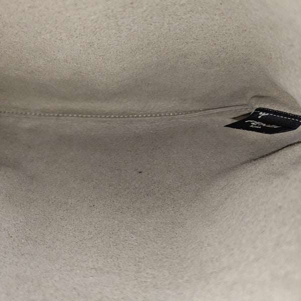 Calfskin Shoulder Bag Small Brown