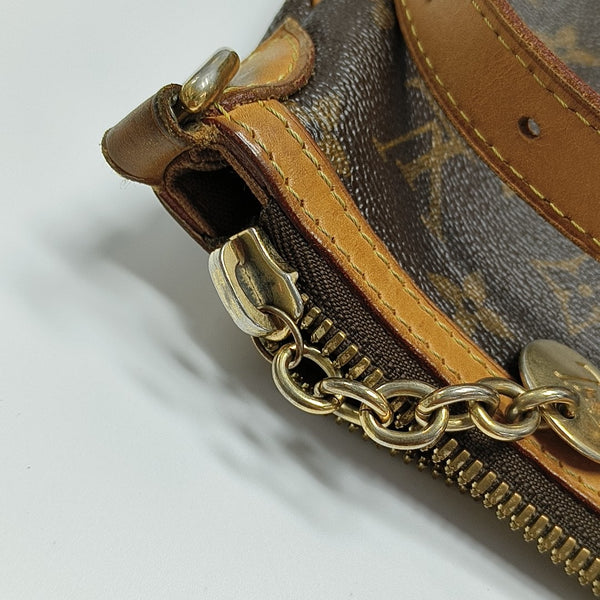PALERMO GM Monogram Coated Canvas Brown
