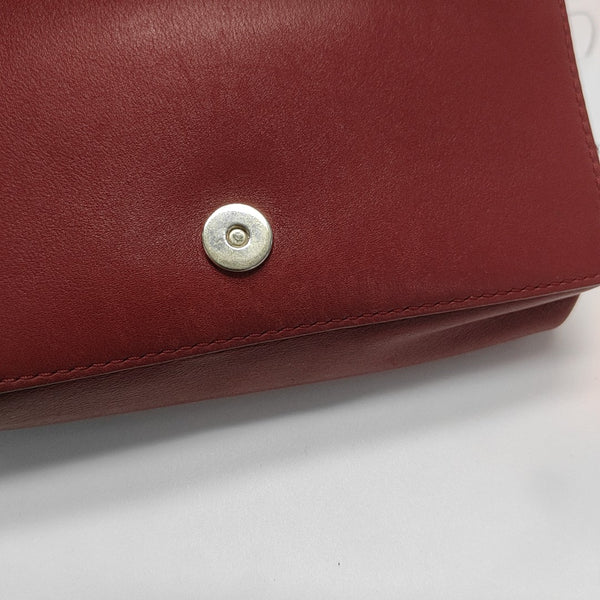 Rockstud Calfskin Red