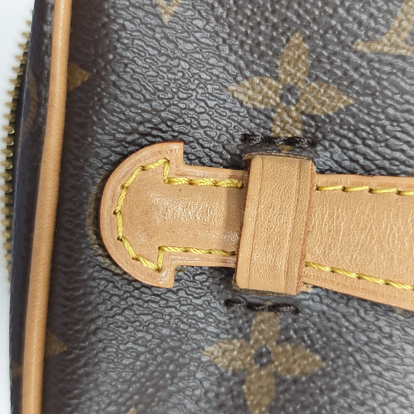 NICE Mini Monogram Coated Canvas Brown