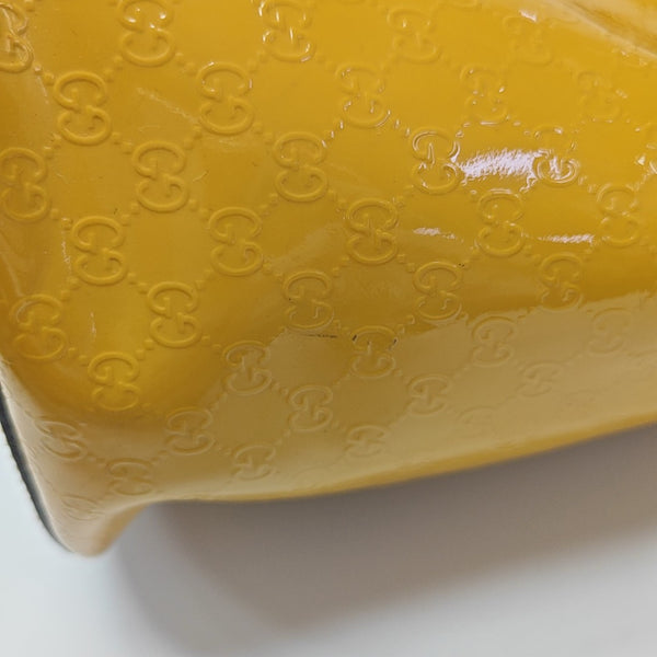 Microguccissima Monogram Calfskin Yellow