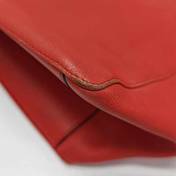 Calfskin Shoulder Bag Red