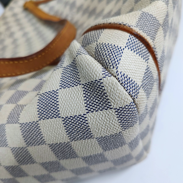TOTALLY GM Damier Azur Coated Canvas White