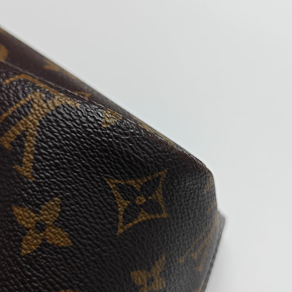 NEVERFULL MM Monogram Coated Canvas Brown