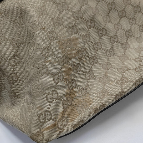 Monogram Canvas Tote Bag Beige