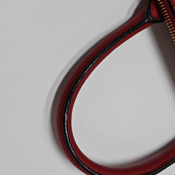 Calfskin Shoulder Bag Red