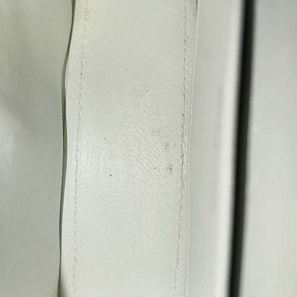 Hourglass Mini Calfskin White