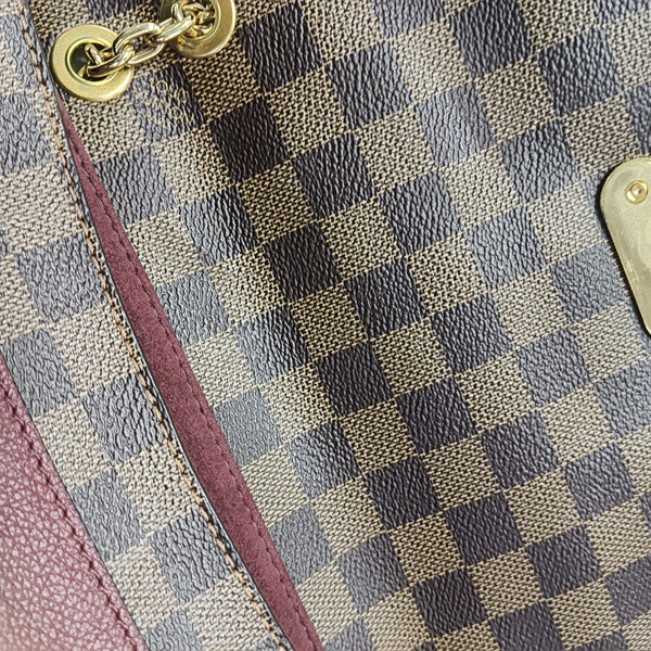 VAVIN PM Damier Ebene Coated Canvas Brown