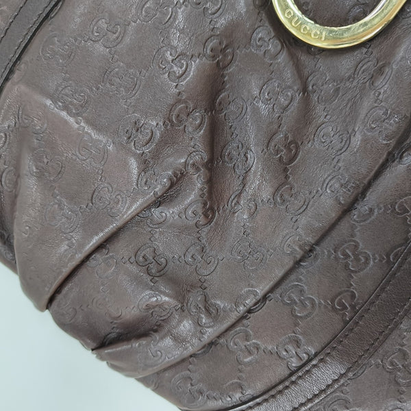 Abbey Monogram Calfskin Brown