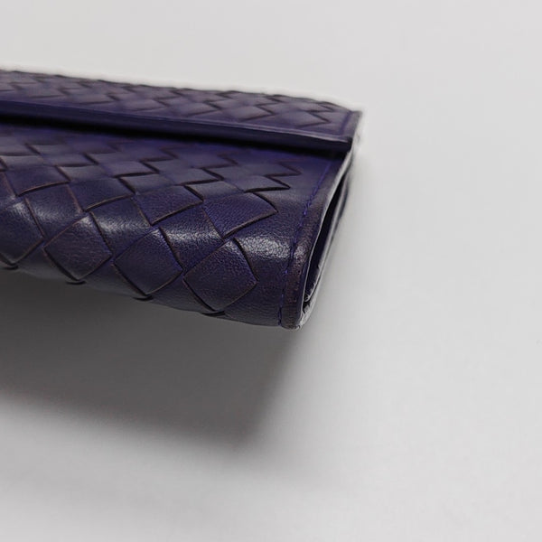 Calfskin Wallet Purple