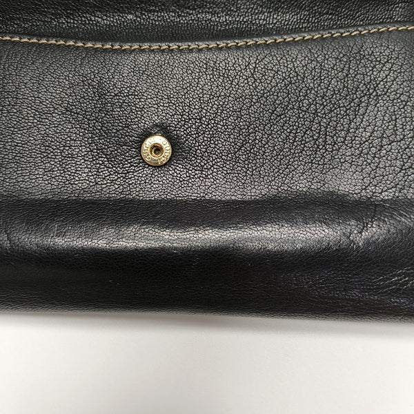 Calfskin Wallet Black