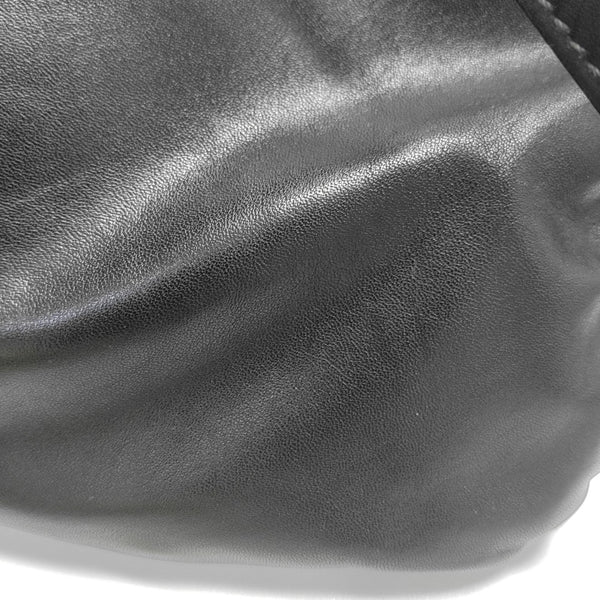 Calfskin Shoulder Bag Black