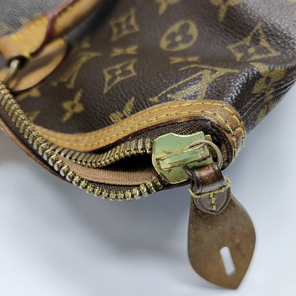 LOCKIT GM Monogram Coated Canvas Brown