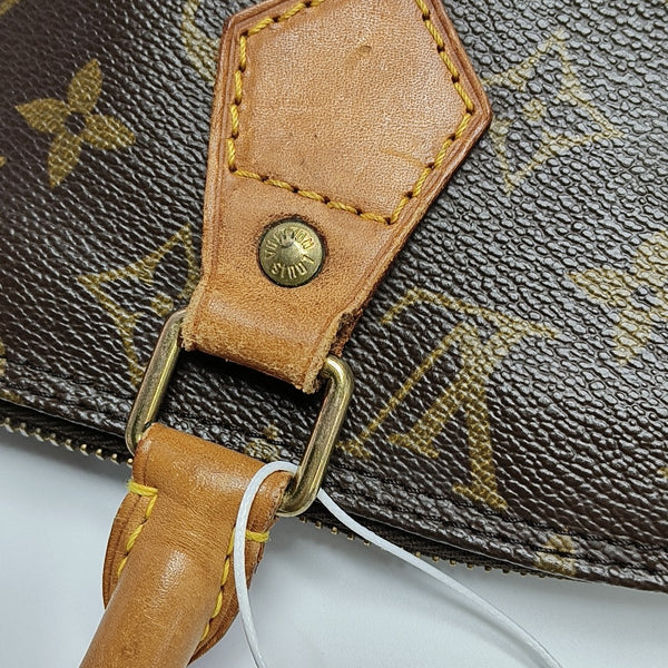 ALMA PM Monogram Coated Canvas Brown