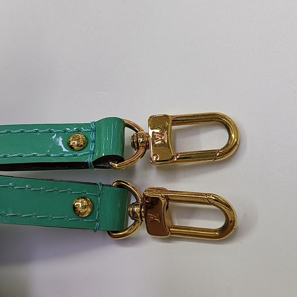 ALMA BB Monogram Patent Leather Green