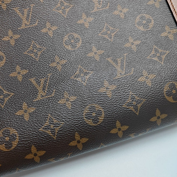 DAUPHINE MM Monogram Coated Canvas Brown