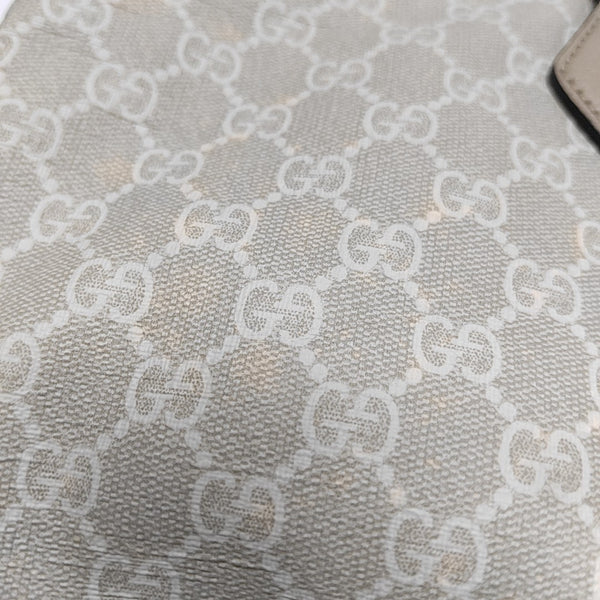 Ophidia Medium Monogram Coated Canvas Beige
