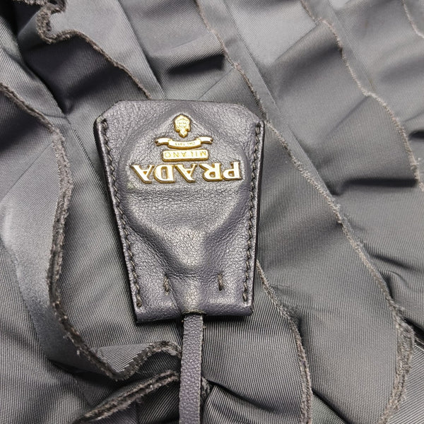 Nylon Top Handle Bag Green