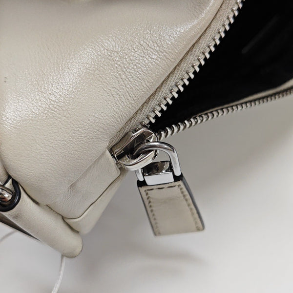 Triangle Calfskin White