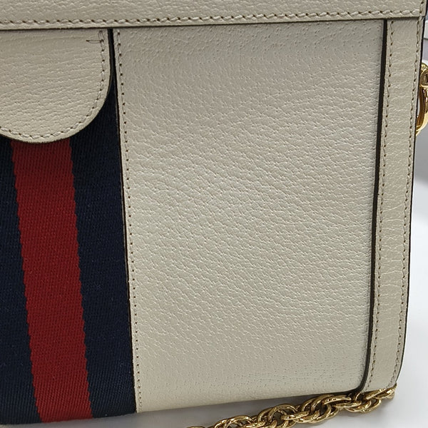 Ophidia Small Calfskin White