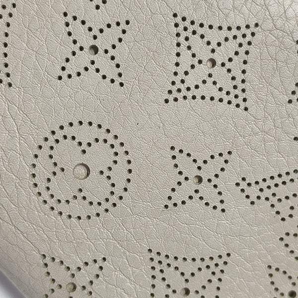 AMELIA Monogram Calfskin Beige Wallet