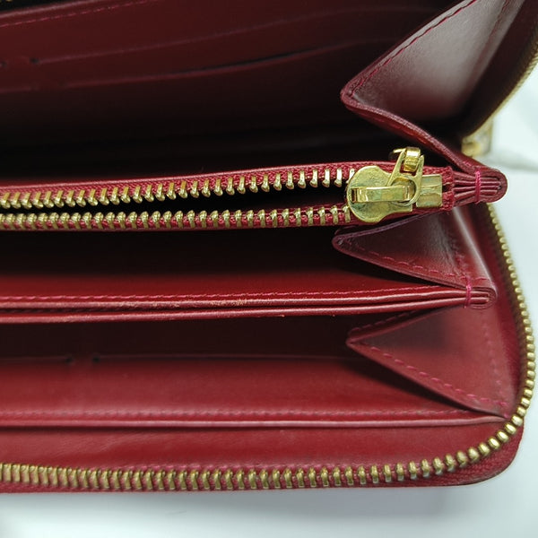 ZIPPY Patent Leather Red Wallet