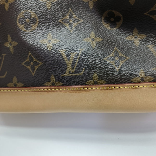 NOÉ MM Monogram Coated Canvas Brown