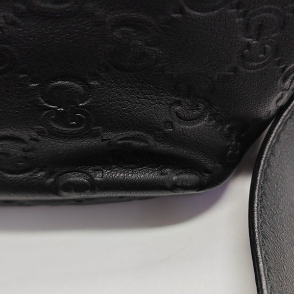 Ligne Shima Monogram Calfskin Black