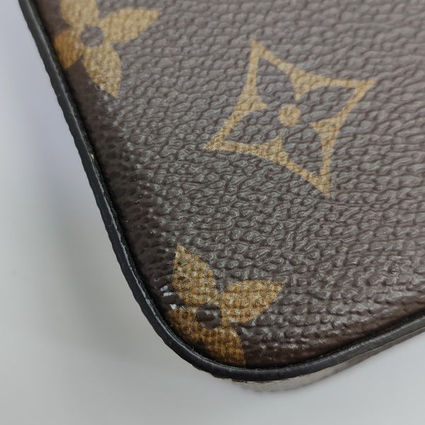 SARAH Monogram Coated Canvas Brown