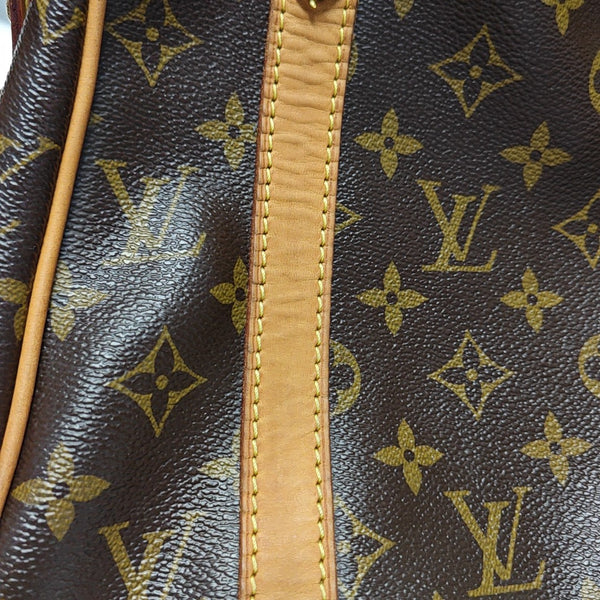 STRESA Monogram Coated Canvas Brown
