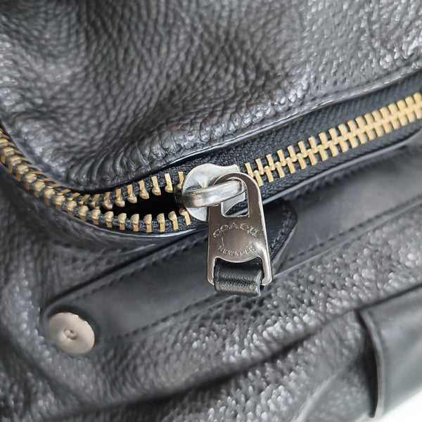 Calfskin Backpack Black