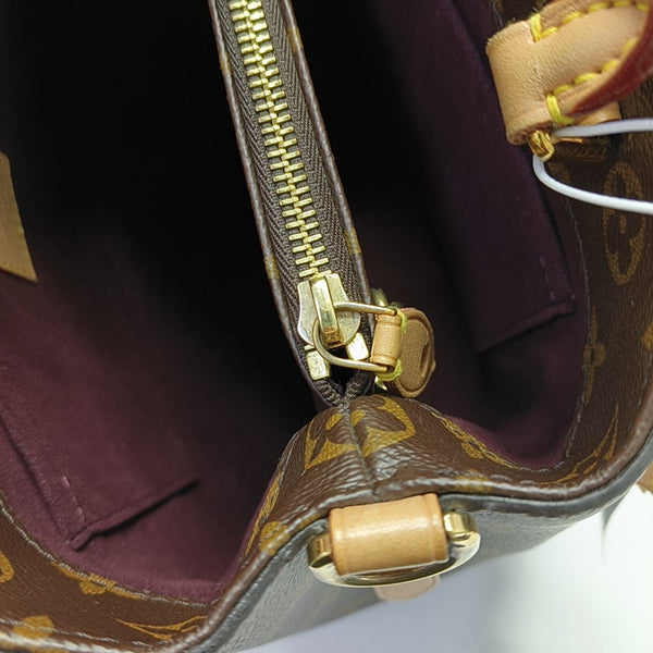 MONTAIGNE Monogram Coated Canvas Brown
