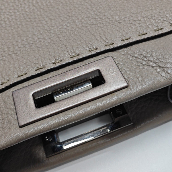 Peekaboo Medium Calfskin Gray