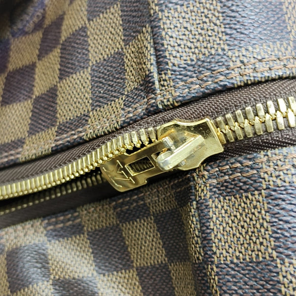 EOLE Damier Ebene Coated Canvas Brown