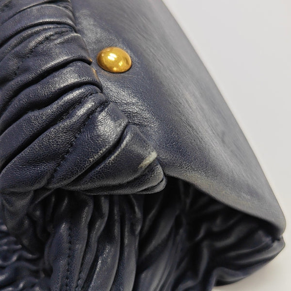 Avenue Quilted Lambskin Blue