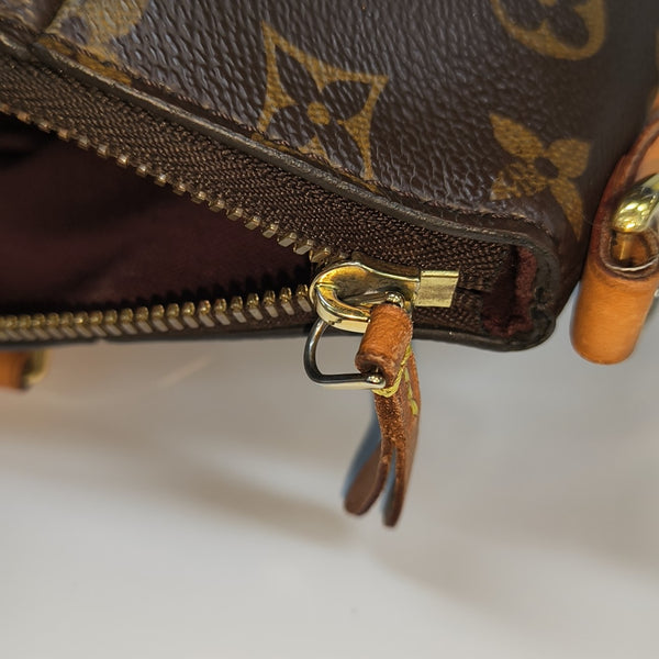 TURENNE Monogram Coated Canvas Brown