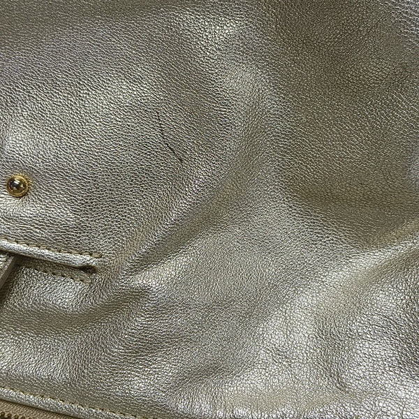Calfskin Shoulder Bag Beige