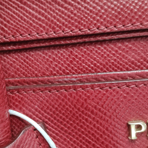 Calfskin Shoulder Bag Red