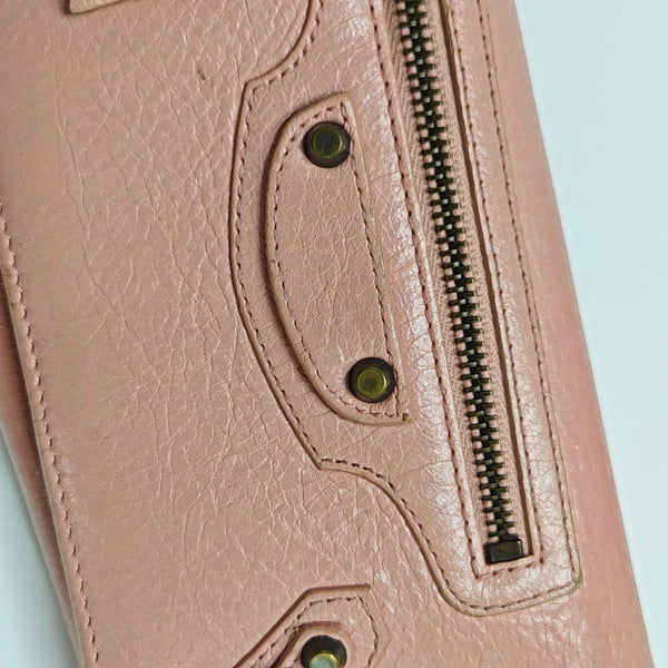 Classic City Lambskin Pink Wallet