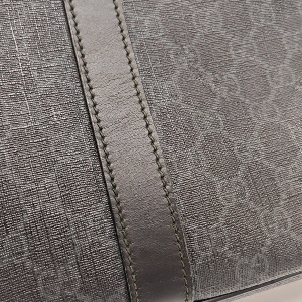 Monogram Coated Canvas Top Handle Bag Black