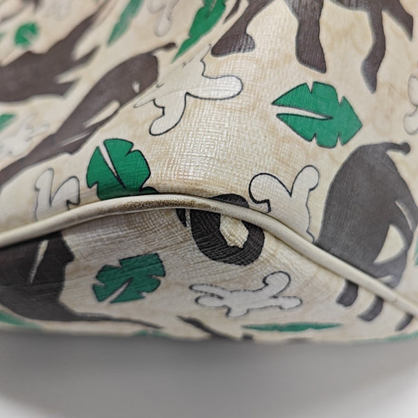 Joy Medium Coated Canvas Beige