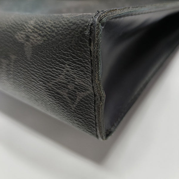 Pochette Voyag MM Monogram Coated Canvas Black