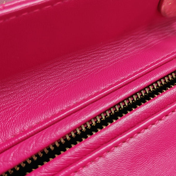 Lady Dior Large Cannage Lambskin Red