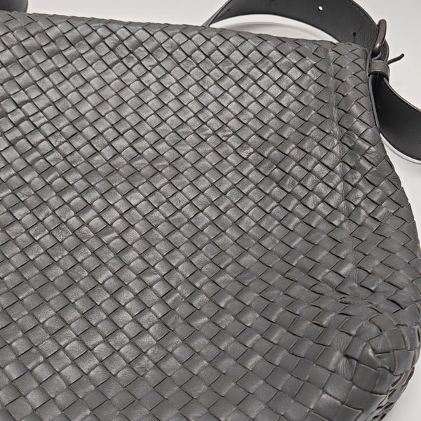 Calfskin Shoulder Bag Gray