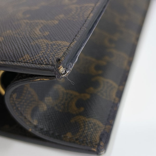 CABAS CELINE Small Coated Canvas Black