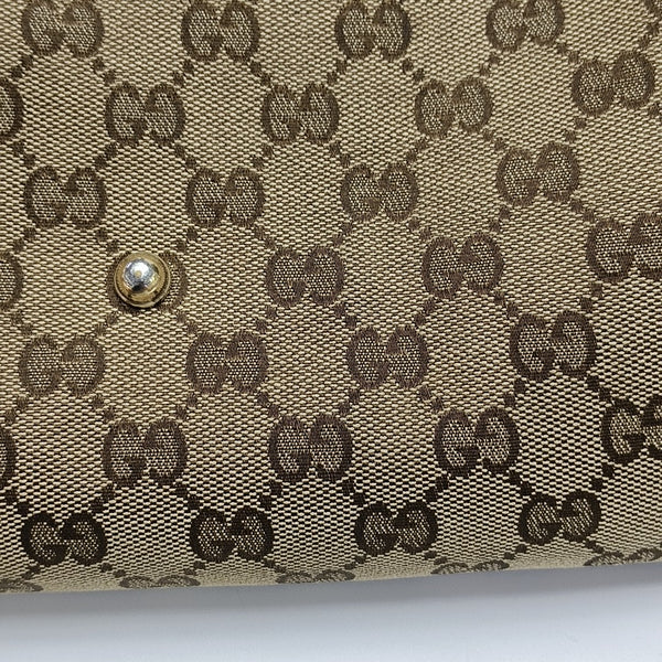 Monogram Canvas Tote Bag Brown
